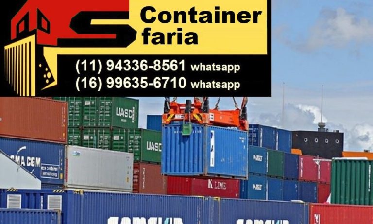 Container São Paulo Municípios Sudeste